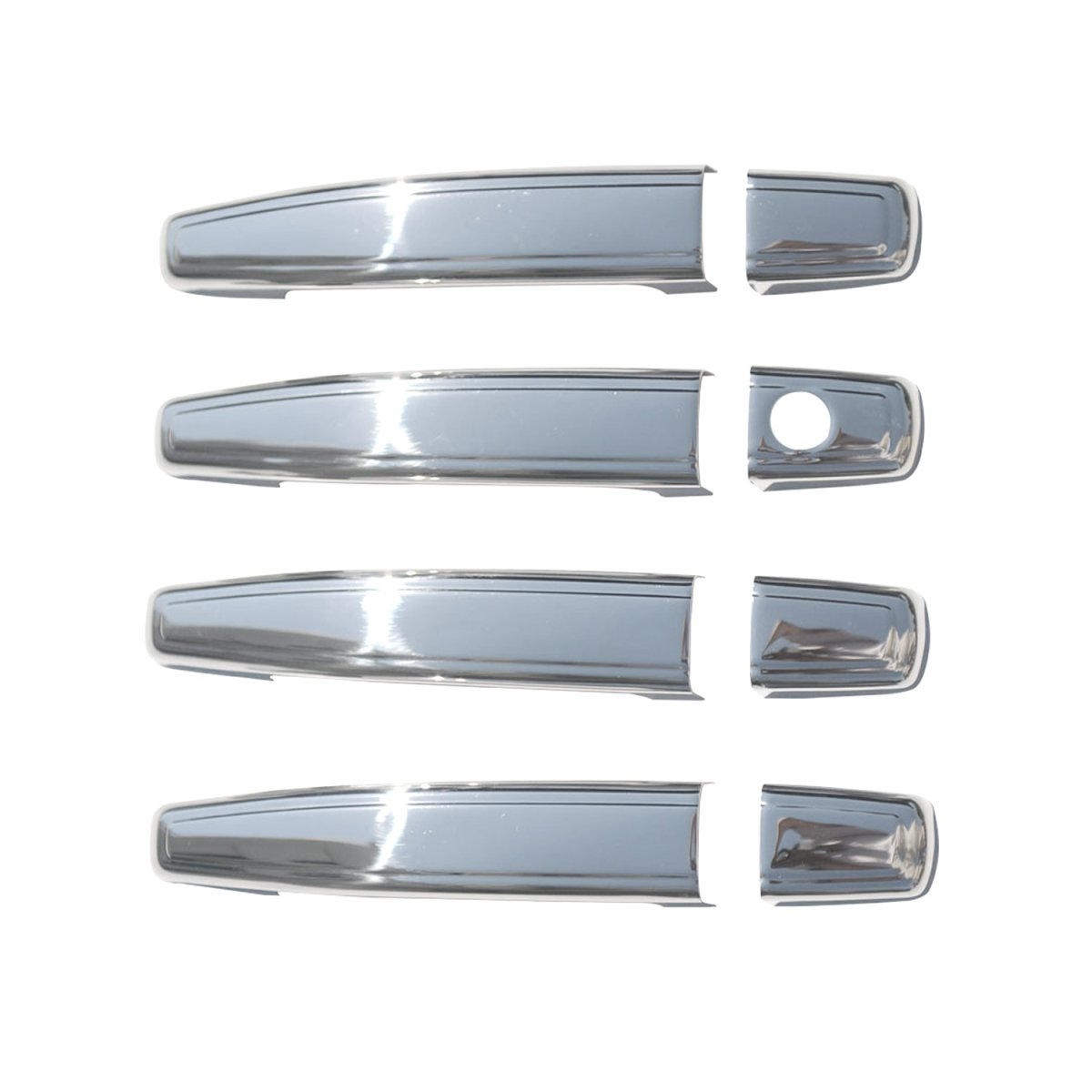 Chevrolet Sonic Door Handle Cover - Omac - H1 S.Steel - Gloss Silver - '12-'20